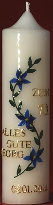 Geburtstagskerze mit Namen