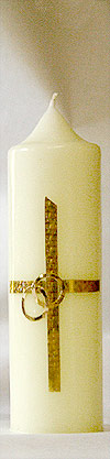 Hochzeitskerze 180 x 60mm