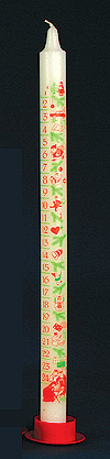 Adventskalenderkerze "classic" Kalenderkerze