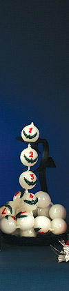 Kugelkette ohne Ständer Advent Kalenderkerze
