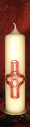 kleine Tischosterkerze 160 x 48mm