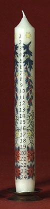 Adventskalender Kerze "neu" Adventskranzkerze