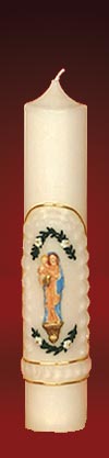Marienkerze 230 x 48mm