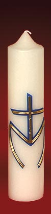 Marienkerze 230 x 48mm