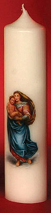 Marienkerze 230 x 48mm