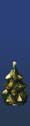 Tannenbaum als Weihnachtskerze