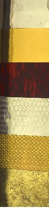 Wachsplatte Gold/Silber